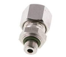 G 1/8'' Male x 10L Stainless steel Straight Cutting Ring with FKM Seal 315 Bar DIN 2353