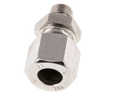 G 1/8'' Male x 10L Stainless steel Straight Cutting Ring with FKM Seal 315 Bar DIN 2353