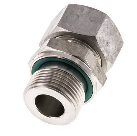 G 3/4'' Male x 18L Stainless steel Straight Cutting Ring with FKM Seal 315 Bar DIN 2353