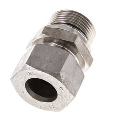 G 3/4'' Male x 18L Stainless steel Straight Cutting Ring with FKM Seal 315 Bar DIN 2353