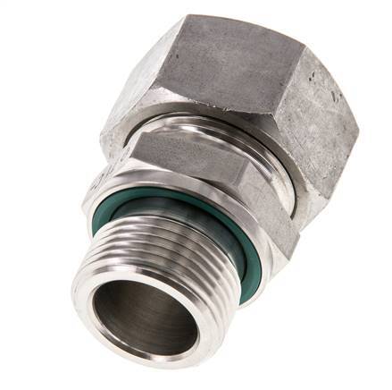 G 3/4'' Male x 22L Stainless steel Straight Cutting Ring with FKM Seal 160 Bar DIN 2353