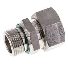 G 3/4'' Male x 22L Stainless steel Straight Cutting Ring with FKM Seal 160 Bar DIN 2353