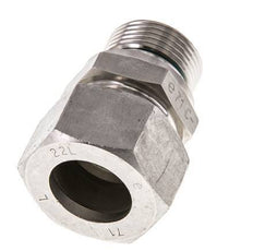 G 3/4'' Male x 22L Stainless steel Straight Cutting Ring with FKM Seal 160 Bar DIN 2353