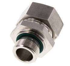 G 3/4'' Male x 28L Stainless steel Straight Cutting Ring with FKM Seal 160 Bar DIN 2353
