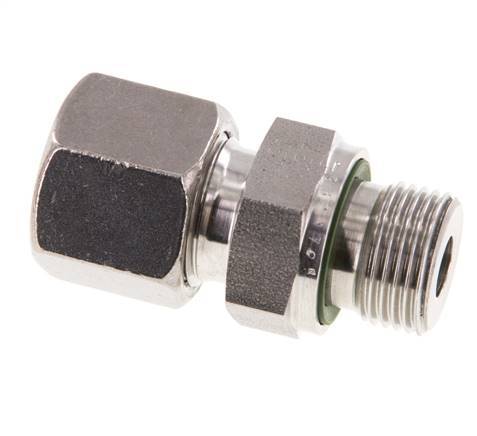 G 3/8'' Male x 10S Stainless steel Straight Cutting Ring with FKM Seal 630 Bar DIN 2353