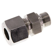 G 3/8'' Male x 14S Stainless steel Straight Cutting Ring with FKM Seal 630 Bar DIN 2353