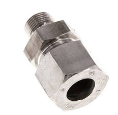 G 3/8'' Male x 16S Stainless steel Straight Cutting Ring with FKM Seal 400 Bar DIN 2353