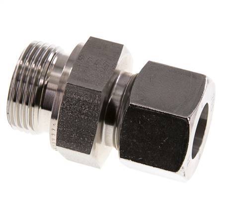 G 1'' Male x 20S Stainless steel Straight Cutting Ring with FKM Seal 400 Bar DIN 2353