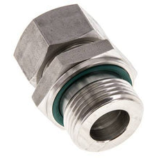 G 1'' Male x 22L Stainless steel Straight Cutting Ring with FKM Seal 160 Bar DIN 2353