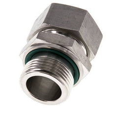 G 1'' Male x 28L Stainless steel Straight Cutting Ring with FKM Seal 160 Bar DIN 2353