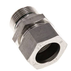 G 1'' Male x 28L Stainless steel Straight Cutting Ring with FKM Seal 160 Bar DIN 2353