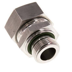 G 1'' Male x 35L Stainless steel Straight Cutting Ring with FKM Seal 160 Bar DIN 2353