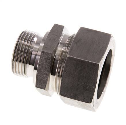 G 1'' Male x 35L Stainless steel Straight Cutting Ring with FKM Seal 160 Bar DIN 2353