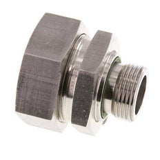 G 1'' Male x 42L Stainless steel Straight Cutting Ring with FKM Seal 160 Bar DIN 2353