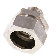 G 1'' Male x 42L Stainless steel Straight Cutting Ring with FKM Seal 160 Bar DIN 2353