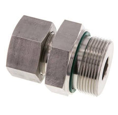 G 1 1/2'' Male x 25S Stainless steel Straight Cutting Ring with FKM Seal 400 Bar DIN 2353