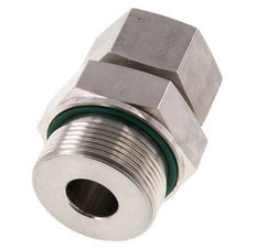 G 1 1/2'' Male x 25S Stainless steel Straight Cutting Ring with FKM Seal 400 Bar DIN 2353