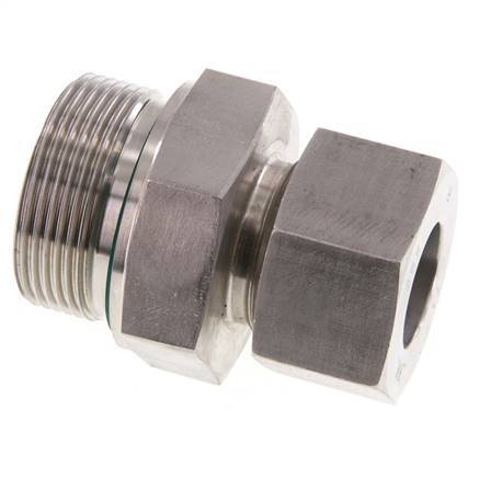 G 1 1/2'' Male x 25S Stainless steel Straight Cutting Ring with FKM Seal 400 Bar DIN 2353