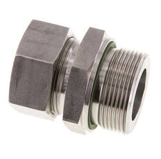 G 1 1/2'' Male x 35L Stainless steel Straight Cutting Ring with FKM Seal 160 Bar DIN 2353