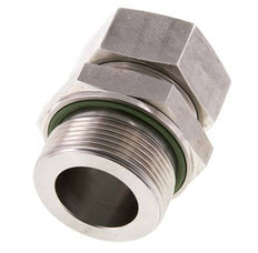 G 1 1/2'' Male x 35L Stainless steel Straight Cutting Ring with FKM Seal 160 Bar DIN 2353