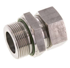 G 1 1/2'' Male x 35L Stainless steel Straight Cutting Ring with FKM Seal 160 Bar DIN 2353