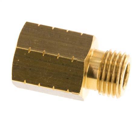 G 1/4'' x 1/4'' NPT M/F Brass Reducing Ring 16 Bar - Hydraulic