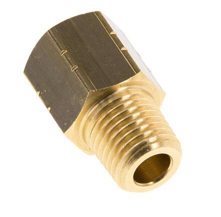 1/4'' NPT x G 1/4'' M/F Brass Reducing Ring 16 Bar - Hydraulic