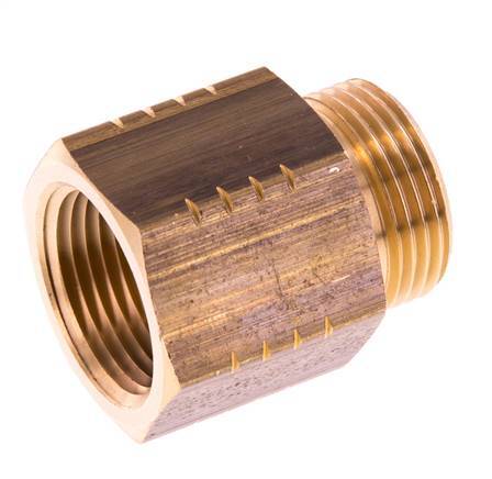 G 3/4'' x 3/4'' NPT M/F Brass Reducing Ring 16 Bar - Hydraulic
