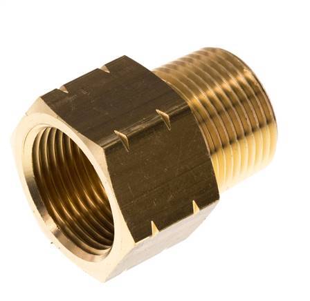 3/4'' NPT x G 3/4'' M/F Brass Reducing Ring 16 Bar - Hydraulic