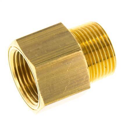 R 3/4'' x 3/4'' NPT M/F Brass Reducing Ring 16 Bar - Hydraulic