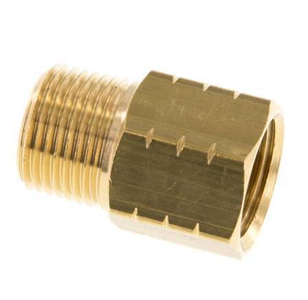 R 3/8'' x 3/8'' NPT M/F Brass Reducing Ring 16 Bar - Hydraulic