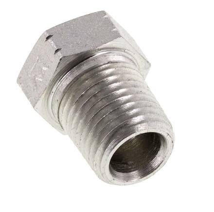 1/4'' NPT x 1/8'' NPT M/F Zinc plated Steel Reducing Ring 275 Bar - Hydraulic [2 Pieces]