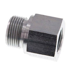 G 3/4'' x G 1/2'' M/F Zinc plated Steel Reducing Adapter 400 Bar - Hydraulic