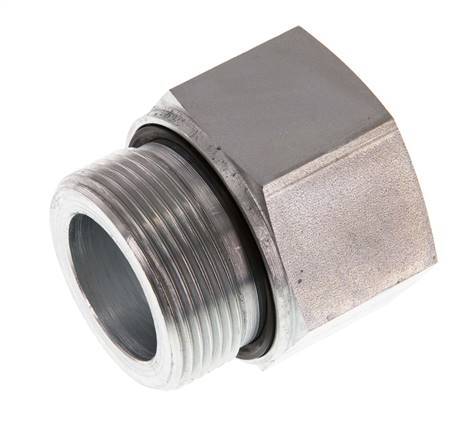 G 1 1/2'' x G 1 1/4'' M/F Zinc plated Steel Reducing Adapter 315 Bar - Hydraulic