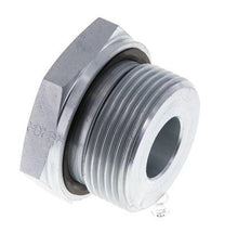 G 1 1/4'' x G 1/2'' M/F Zinc plated Steel Reducing Adapter 400 Bar - Hydraulic