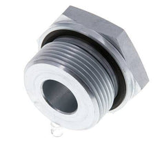 G 1 1/4'' x G 1/2'' M/F Zinc plated Steel Reducing Adapter 400 Bar - Hydraulic