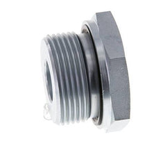 G 1 1/4'' x G 1/2'' M/F Zinc plated Steel Reducing Adapter 400 Bar - Hydraulic