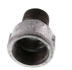 R 1'' x Rp 1 1/4'' M/F Zinc plated Cast iron Reducing Adapter 25 Bar