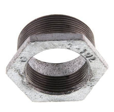 R 2'' x Rp 1 1/2'' M/F Zinc plated Cast iron Reducing Ring 25 Bar