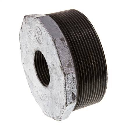 R 3'' x Rp 1'' M/F Zinc plated Cast iron Reducing Ring 25 Bar