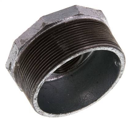 R 3'' x Rp 1'' M/F Zinc plated Cast iron Reducing Ring 25 Bar