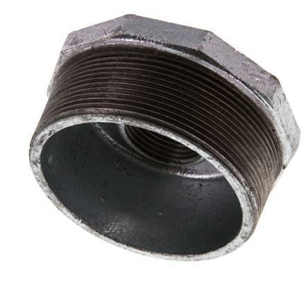 R 3'' x Rp 1'' M/F Zinc plated Cast iron Reducing Ring 25 Bar