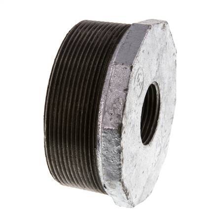 R 3'' x Rp 1'' M/F Zinc plated Cast iron Reducing Ring 25 Bar