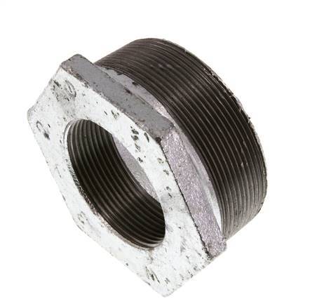 R 3'' x Rp 2'' M/F Zinc plated Cast iron Reducing Ring 25 Bar