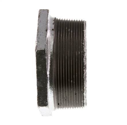 R 3'' x Rp 2'' M/F Zinc plated Cast iron Reducing Ring 25 Bar