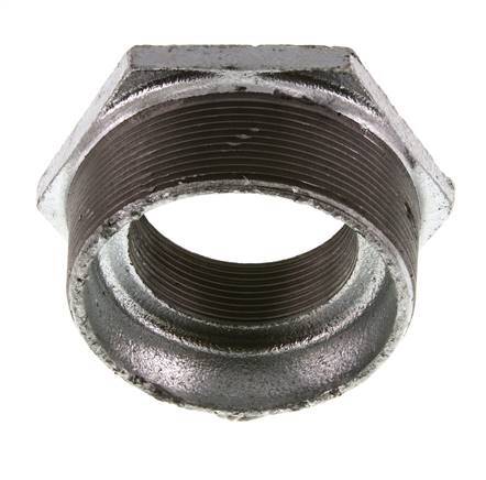 R 3'' x Rp 2'' M/F Zinc plated Cast iron Reducing Ring 25 Bar