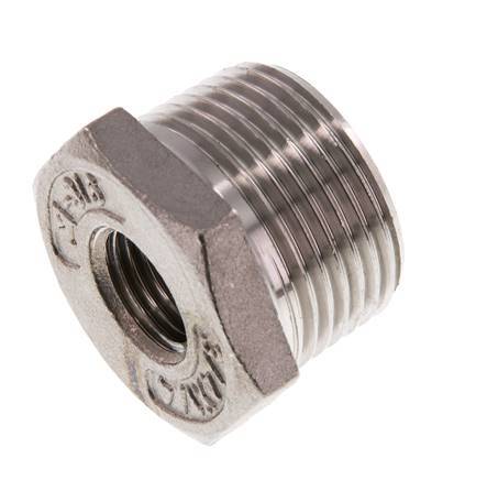 R 3/4'' x Rp 1/4'' M/F Stainless steel Reducing Ring 16 Bar [2 Pieces]