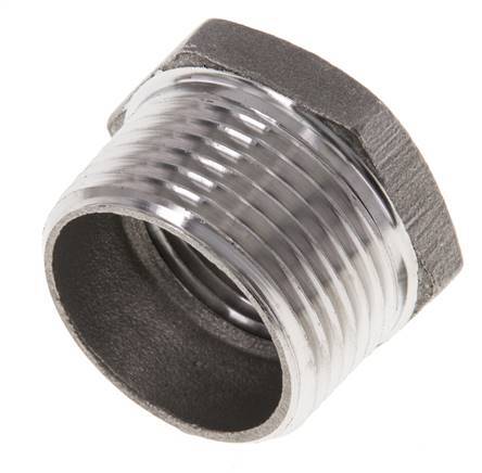 1'' NPT x 3/4'' NPT M/F Stainless steel Reducing Ring 16 Bar