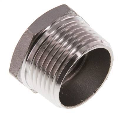 R 1'' x Rp 1/2'' M/F Stainless steel Reducing Ring 16 Bar