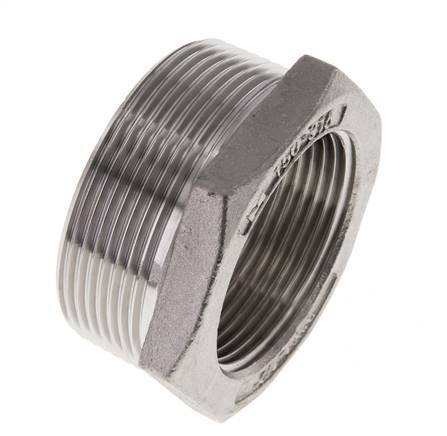 2'' NPT x 1 1/2'' NPT M/F Stainless steel Reducing Ring 16 Bar
